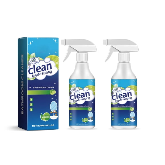 Bathroom Descaler Cleaner Spray,High Efficiency Limescale Remover For Tiles Glass,Soap Scum Dissolver For Metal Surfaces,Fast Acting Stain Eliminator With Fresh Scent,Multi Surface Bathroom Care
