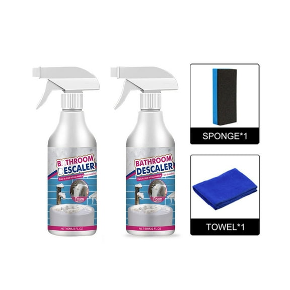 Bathroom Descaler Foam Cleaner Bathroom Cleaner Bathroom Glass Descaler To Tile Faucet Remover Tub Cleaner 60ml