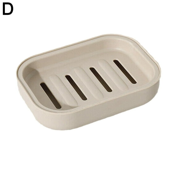 Bathroom Dish Plate Case Home Shower Soap Holder Plastic Soap Boxs Dispenser H1B5