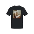 thumbnail image 1 of Bathroom Dog with Newspaper Humor Men's T-shirt, 1 of 3