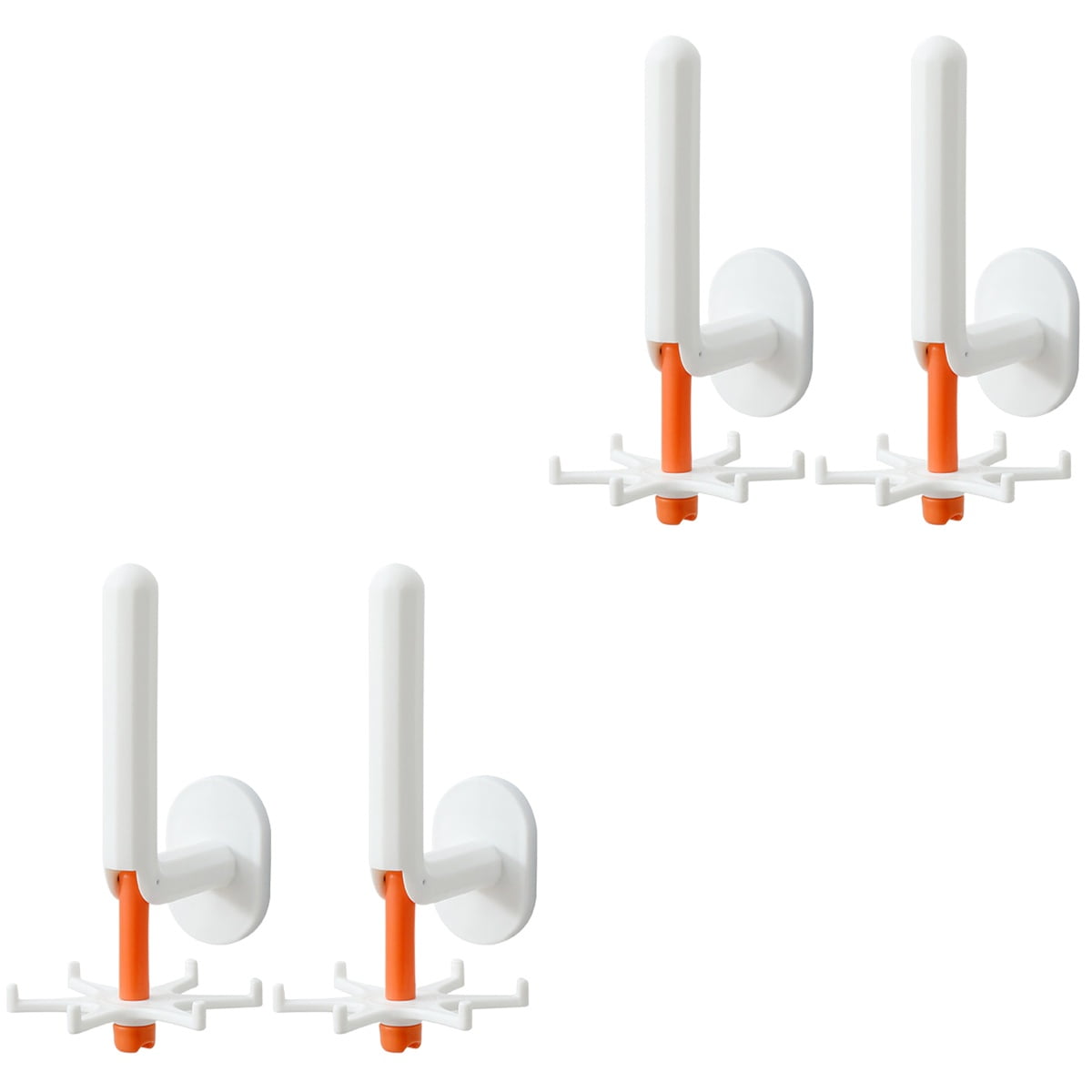 Bathroom Door Hooks Coat Hanger 4 Pcs Paper Towel Holder Banana Decor ...