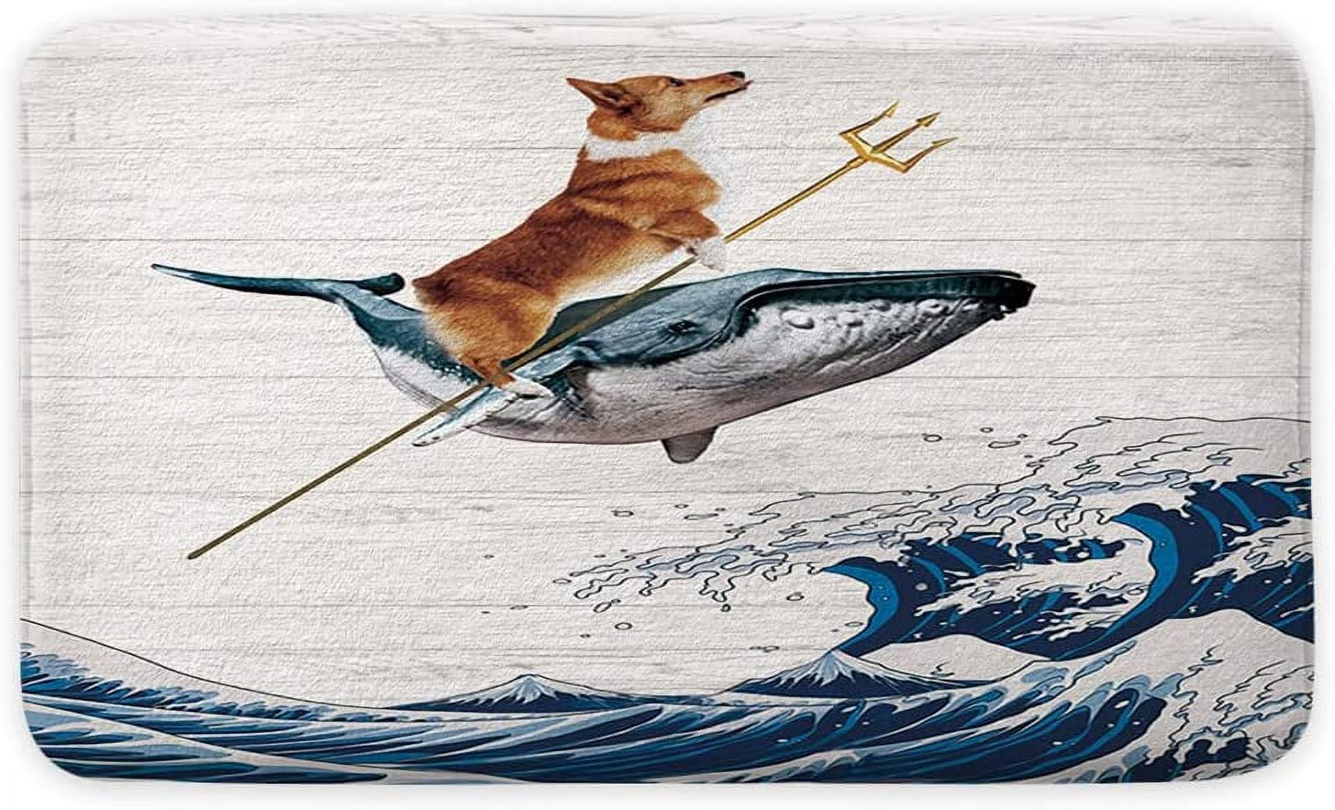 Dog bathroom mat sale