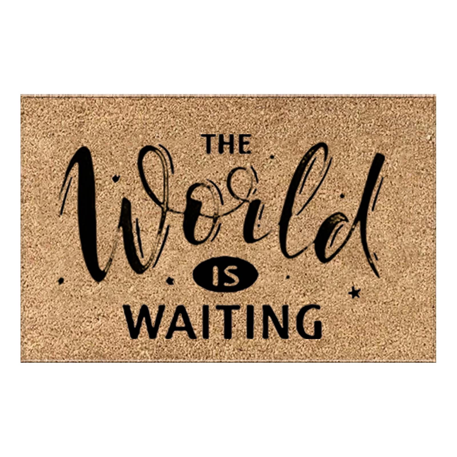 Bathroom Doormat Indoor Carpet Non Washable Low Pile Floor Carpet For