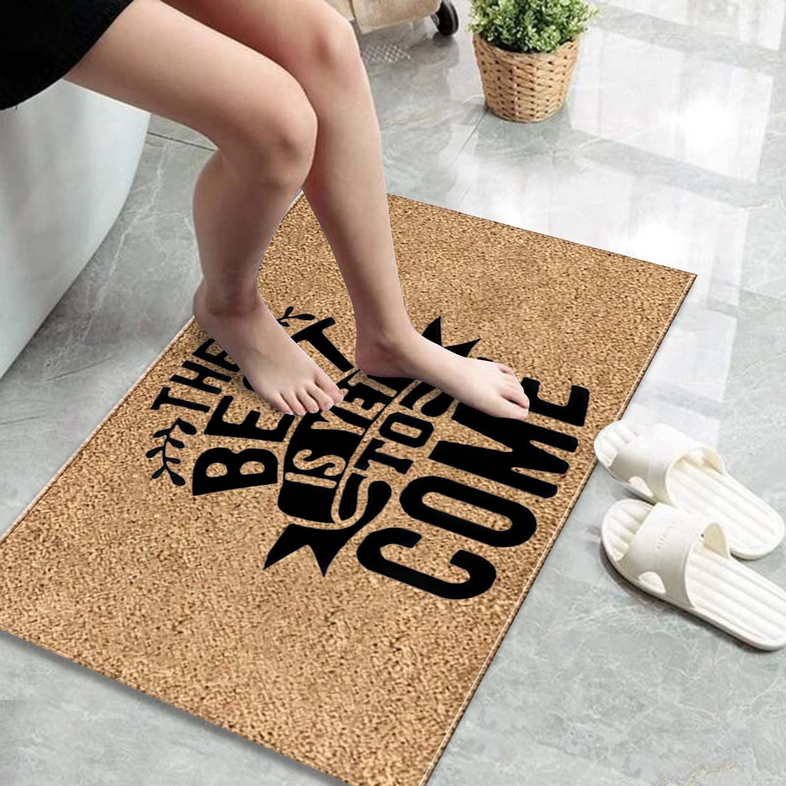 Bathroom Doormat Indoor Carpet Non Slip Washable Low Pile Floor Carpet ...