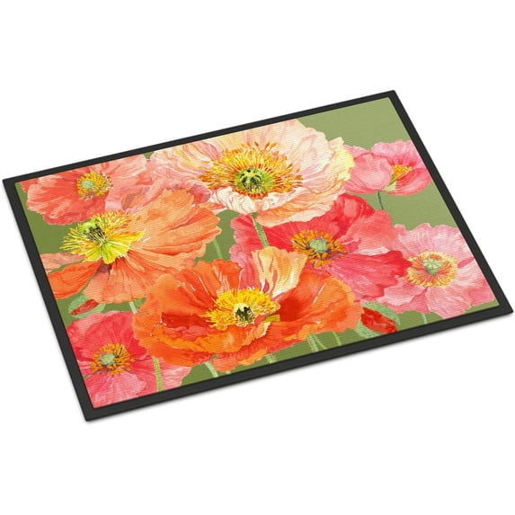 Floor Rug Doormat Non Slip Front Door Mat Pumpkin Truck,Painting Fall Pumpkin Truck Door Mat Rug Front Door Mat Non Slip Bath Mat for Bathroom Kitchen Indoor 18"×30"