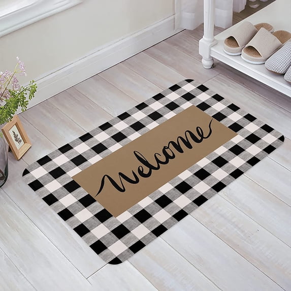 Floor Rug Doormat Non Slip Front Door Mat Funny Welcome Door Mat Hold On We're Probably Not Wearing Pants Anti-Slip Mats 18"×30"