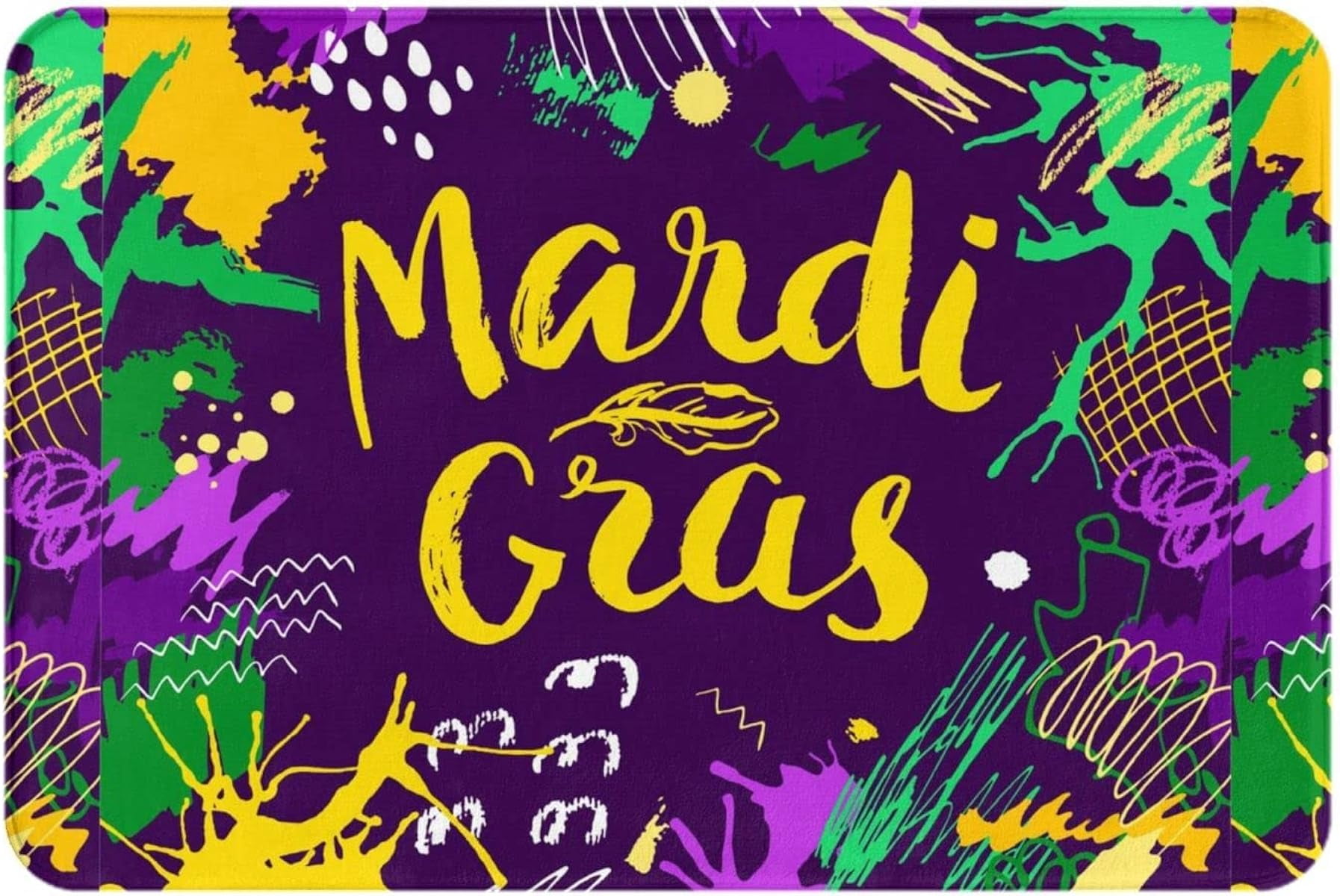 mardi gras mat