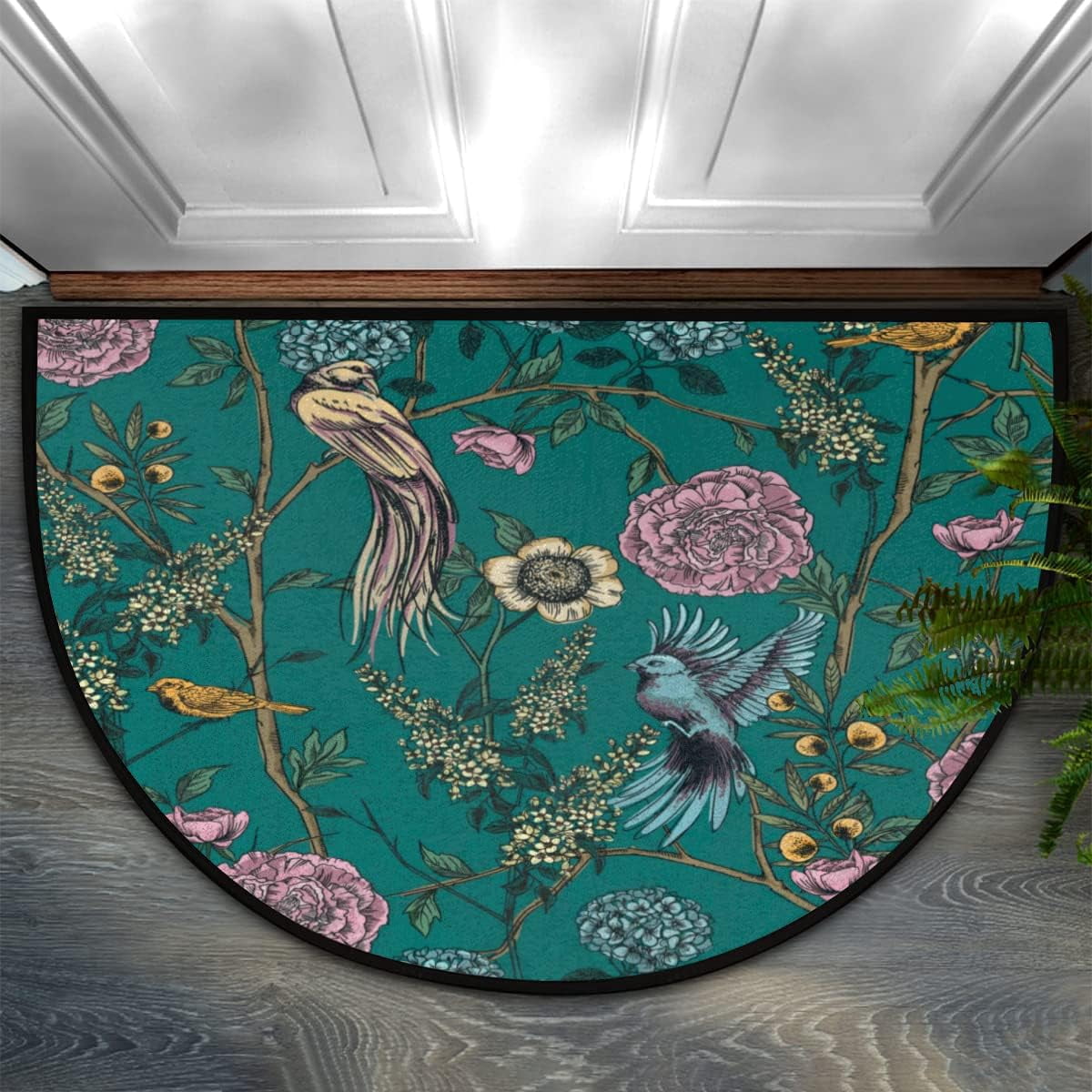 Floor Rug Mermaid Sequined Green Bling Bath Rugs Absorbent Non Slip ...