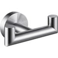 thumbnail image 1 of Bathroom Double Hook Brushed Gold, Angle Simple SUS304 Stainless Steel Bath Towel Holder, Double Robe Hanger Wall Mount, 1 of 18