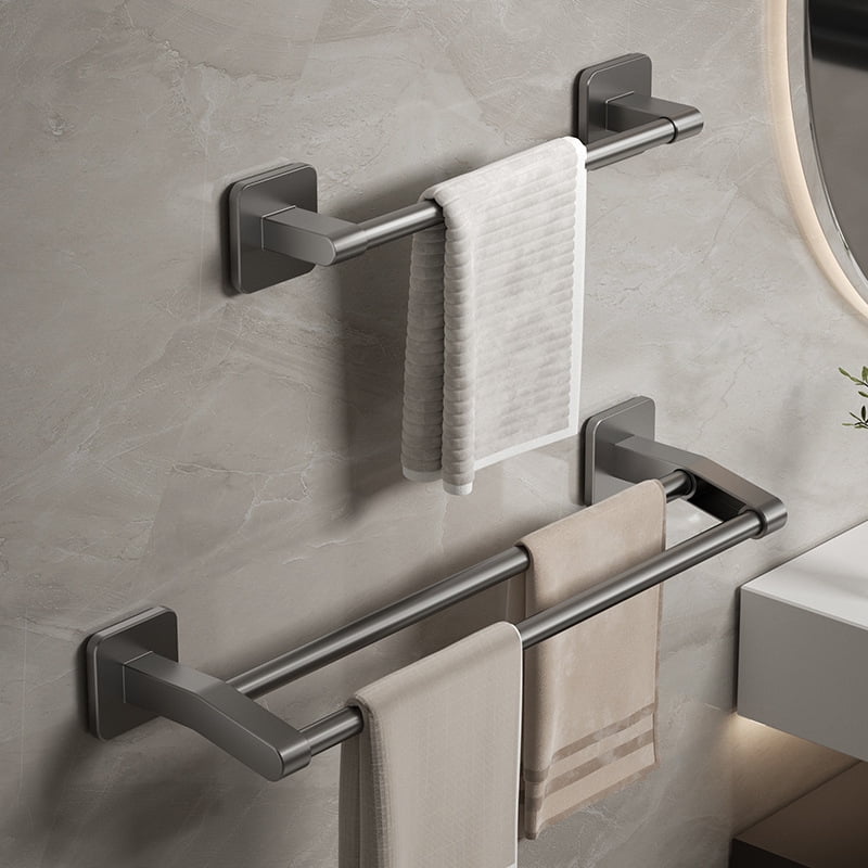 Bathroom Double-Pole Towel Bar Without Punching And Non-Marking Towel ...