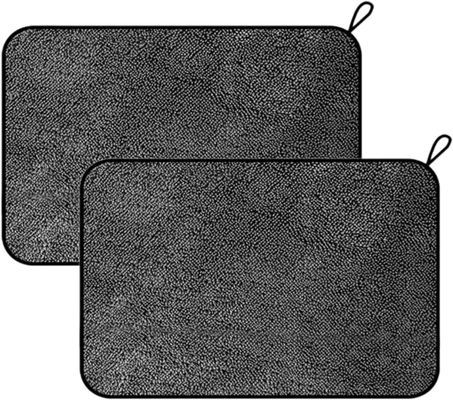 Bathroom Drying Cloth, 2Pack Large Microfibre Cleaning Cloth(60x40cm), Glass Cleaning Cloth, Thicken Car Towel For Car Window Washing, Detailing, Polishing