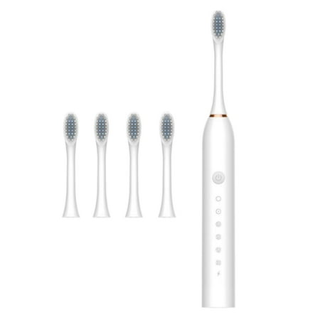 Bathroom Electric Toothbrush Brush Automatic Toothbrush USB White