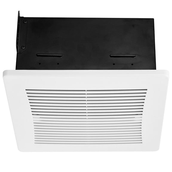 Bathroom Exhaust Fan, 110 CFM Bathroom Vent, 1.5 Sones Low-Noise, Premium Motor Ceiling Fan, Standard 4-inch Duct Interface for Laundry Room, Storage Room, Home Ventilation, White