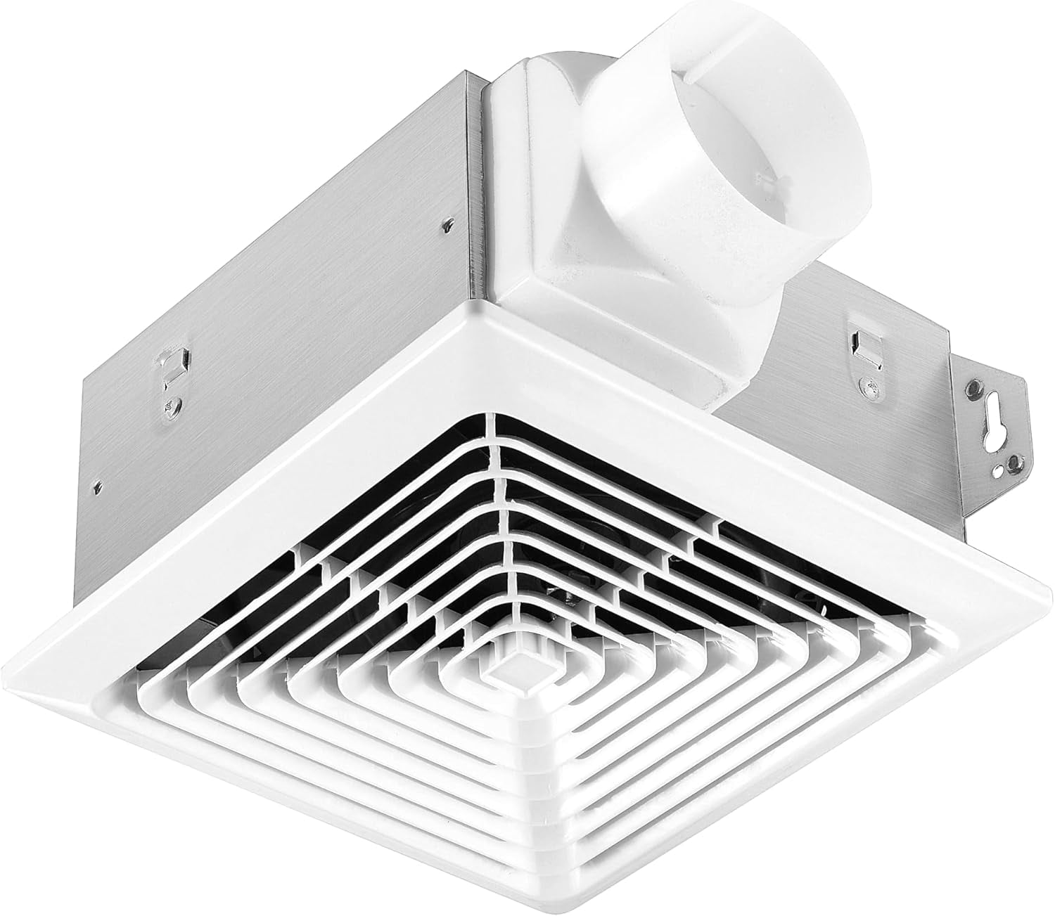 Bathroom Exhaust Fan 70CFM 1.5Sone, Quiet Bath Fan with 3inch duct for ...