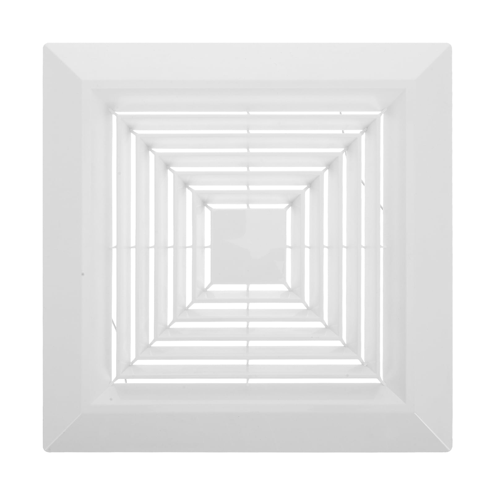 Bathroom Exhaust Fan Cover 1 Piece White Plastic Replacement Vent ...