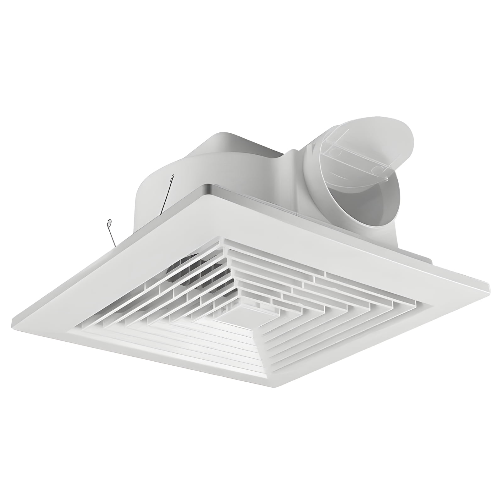 110 CFM Bathroom Exhaust Fan,11.8 Inch Quiet Ceiling Ventilation Fan,38W for up to 172 Sq Ft,Bathroom Kitchen Duct Fan with Low Noise, White