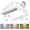 FASDUNT Ultra Quiet Bathroom Exhaust Fan, 110 CFM, 3 Adjustable Colors Lights - Walmart.com