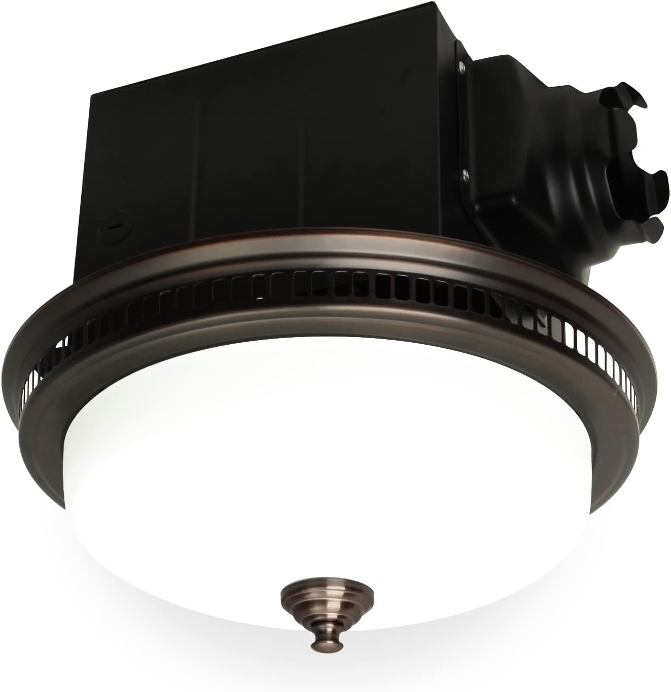 Bathroom Exhaust Fan With Light, Ultra Quiet 110 CFM 1.5 Sones