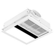 Bathroom Exhaust Fan with Light and Heater, Bathroom Fan Ventilation Renovation 100CFM Quiet 1.5 Sones