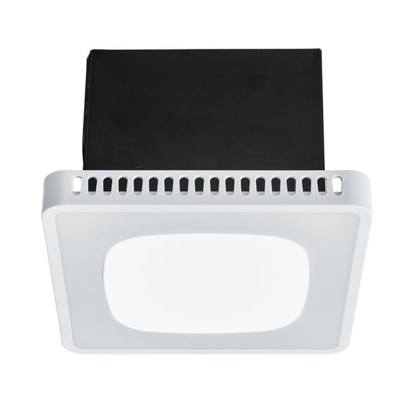 Bathroom Exhaust Fan with RGB Lights, 80-130 CFM Quiet Vent Fan, 1.5 Sones DC Motor, for Bathroom, KTV, Laundry Room, White