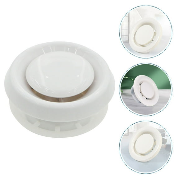 Amosfun Air Duct Vent Cover ABS 1Set Round Ceiling Mounted