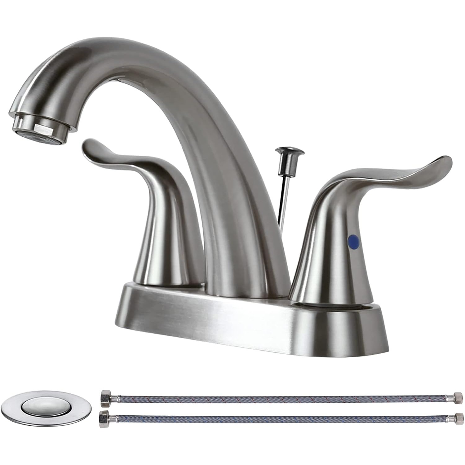 Bathroom Faucet 2 Handle 4 Inch Centerset Bathroom Sink Faucet, Lead ...