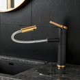 thumbnail image 1 of Bathroom Faucet 360° Rotating Pull-Out Stainless Steel Hot & Cold Flexible Hose, 1 of 7