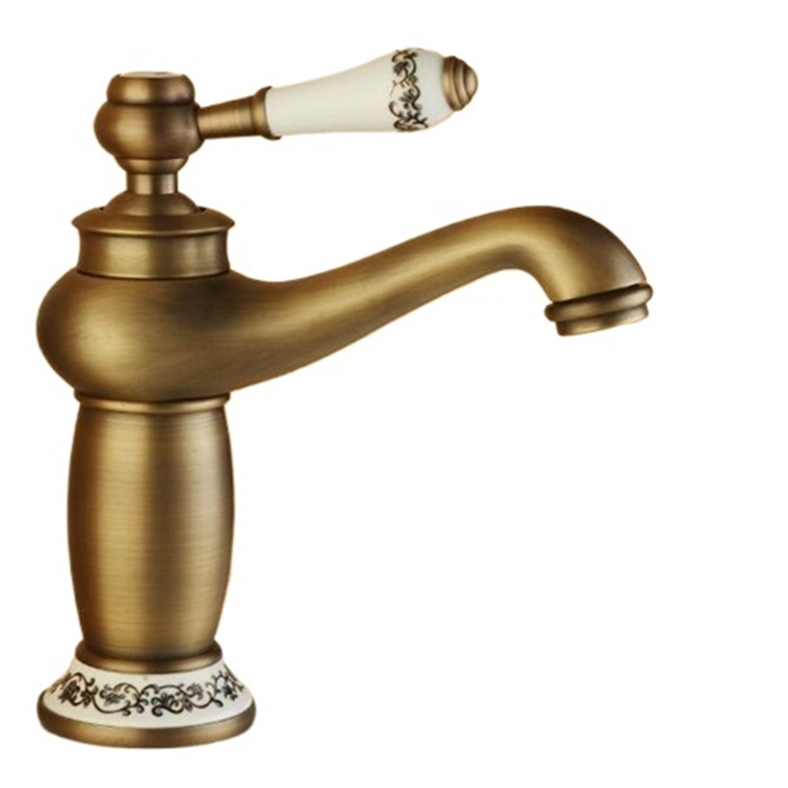 Bathroom Faucet Antique Bronze Finish Brass Basin Sink Solid Brass Faucets Single Handle Water Mixer Taps Bath Crane -Modern  Design