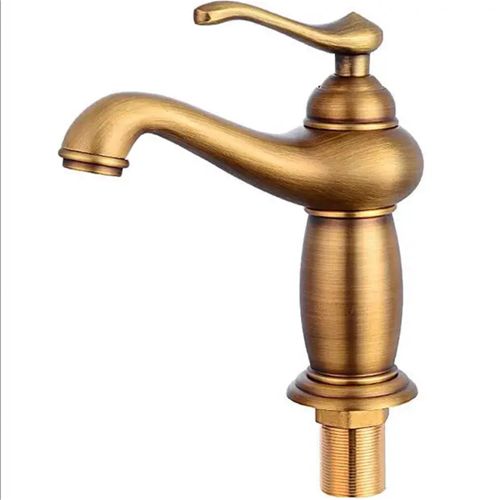 Bathroom Faucet Antique Bronze Finish Brass Basin Sink Solid Brass Faucets Single Handle Water Mixer Taps Bath Crane -Modern  Design