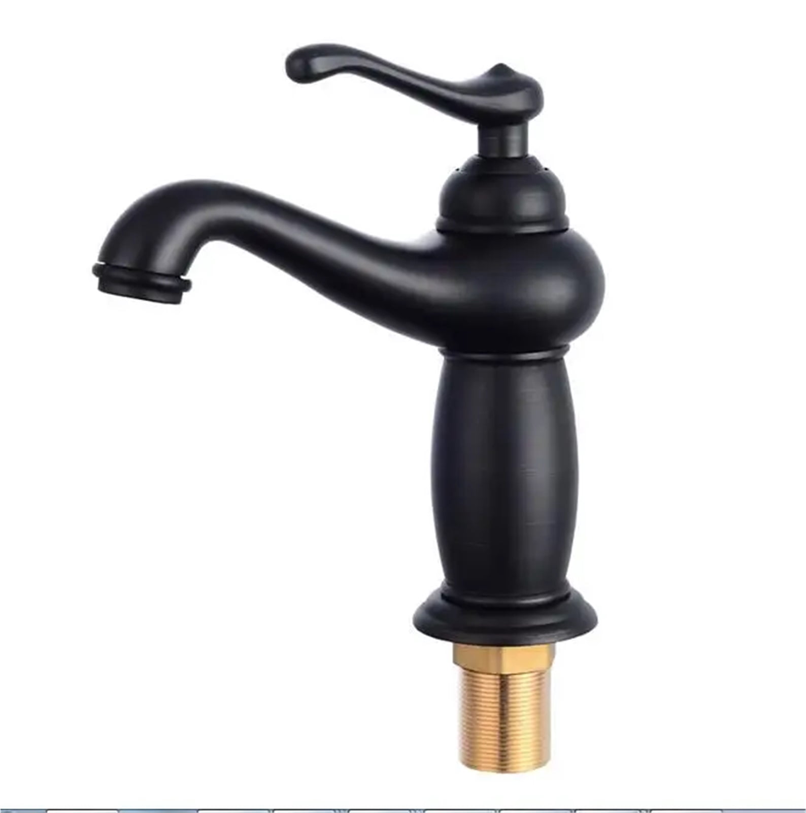 Bathroom Faucet Antique Bronze Finish Brass Basin Sink Solid Brass Faucets Single Handle Water Mixer Taps Bath Crane -Modern  Design
