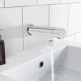 thumbnail image 1 of Bathroom Faucet Automatic Sensor Smart Touchless Wall Mounted Mixer Taps Silver, 1 of 21