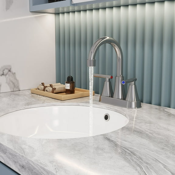 Bathroom Faucet Bothwa Home 7.86" CUPC Certified 2-handle Bathroom Sink Faucet (Chrome Finish),Bathroom Sink Faucet