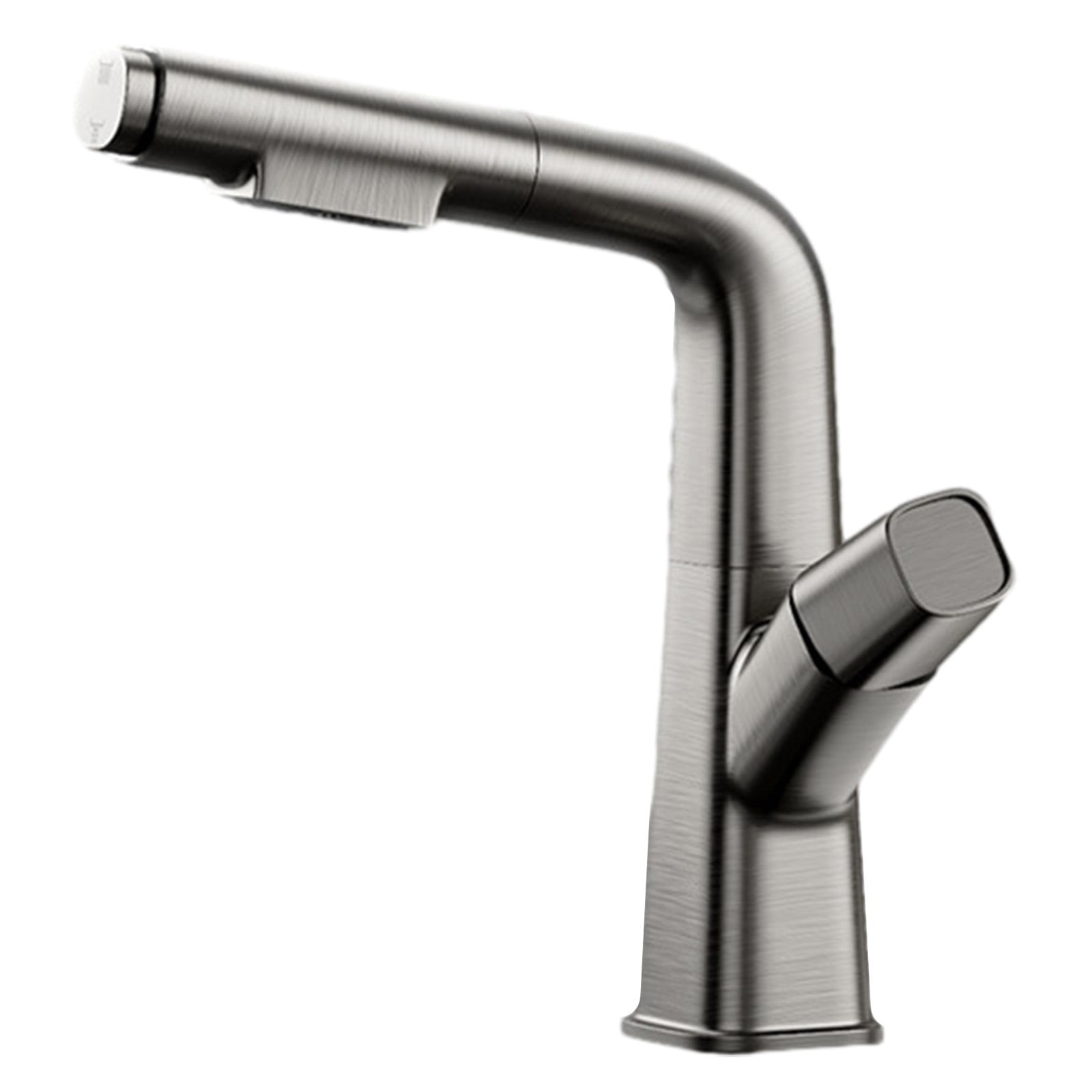 Bathroom Faucet Pull Out Brass Mixer Tap, Hot & Cold Water, 5Year