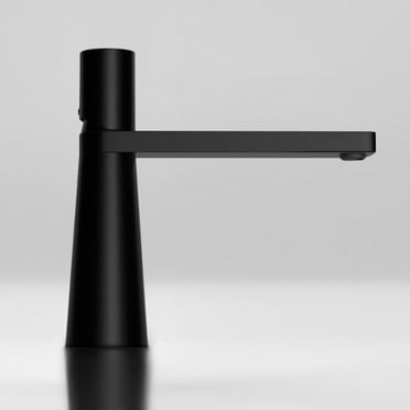 Bathroom Faucet Single Hole 360° Swivel Countertop Faucet Hot And Cold Water Black Fangkenuo