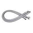 thumbnail image 1 of Bathroom Faucet Supply Lines Stainless Steel Faucet Tap Hose Standard 10mm Male 3/8" Female| Renovators Supply, 1 of 7