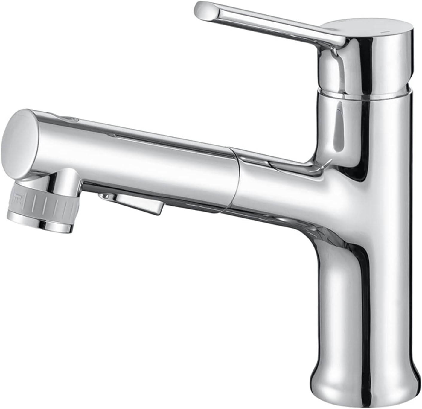 Bathroom Faucet with Pull Out Sprayer Bathroom Sink Faucet Single ...