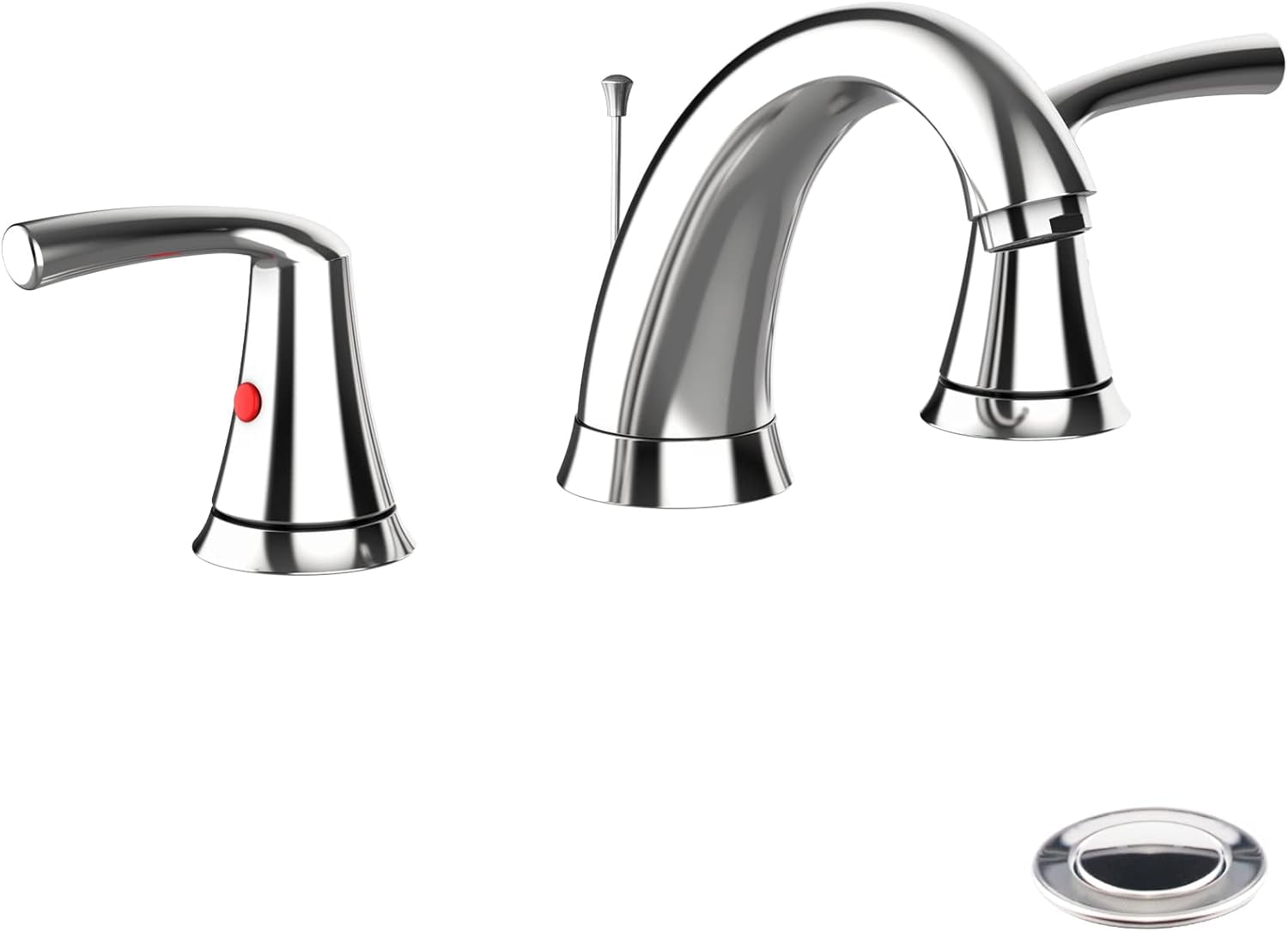 Bathroom Faucets, Faucet for Bathroom Sink, 8 inch Widespread Chrome