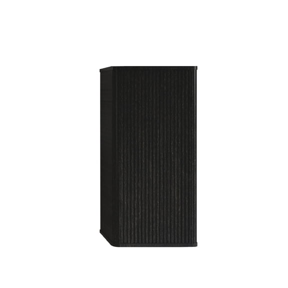 Bathroom Floating Wall-mounted Side Cabinet | Chic Striped Patterns for a Luxury Touch | Plywood and MDF Material, Sturdy | Adjustable Shelves for Daily Essentials