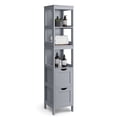 thumbnail image 1 of Floor Cabinet,  Corner Storage Unit, 2 Drawers, Multifunctional Organizer,Dove Grey, 1 of 7