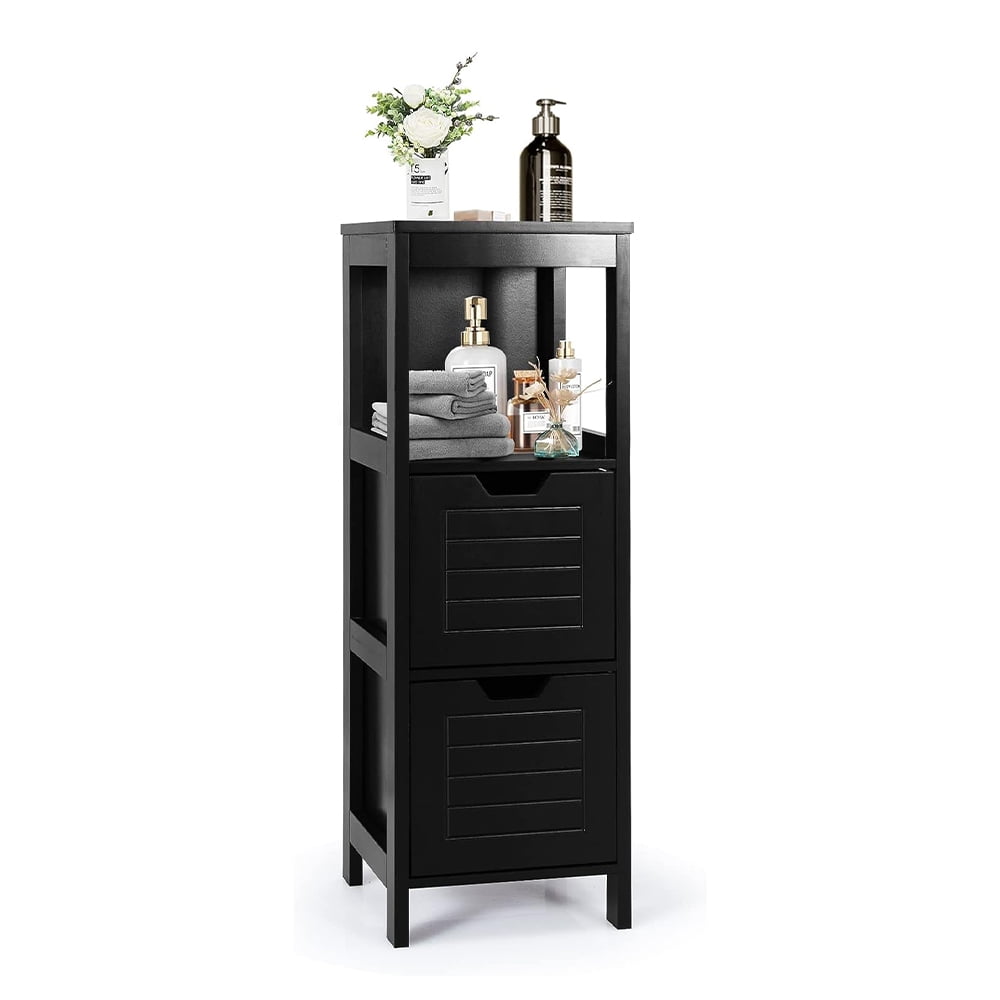Bathroom Floor Standing with 2 Adjustable Drawers