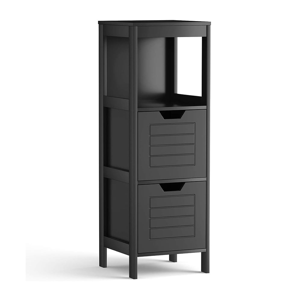 Bathroom Floor Standing with 2 Adjustable Drawers