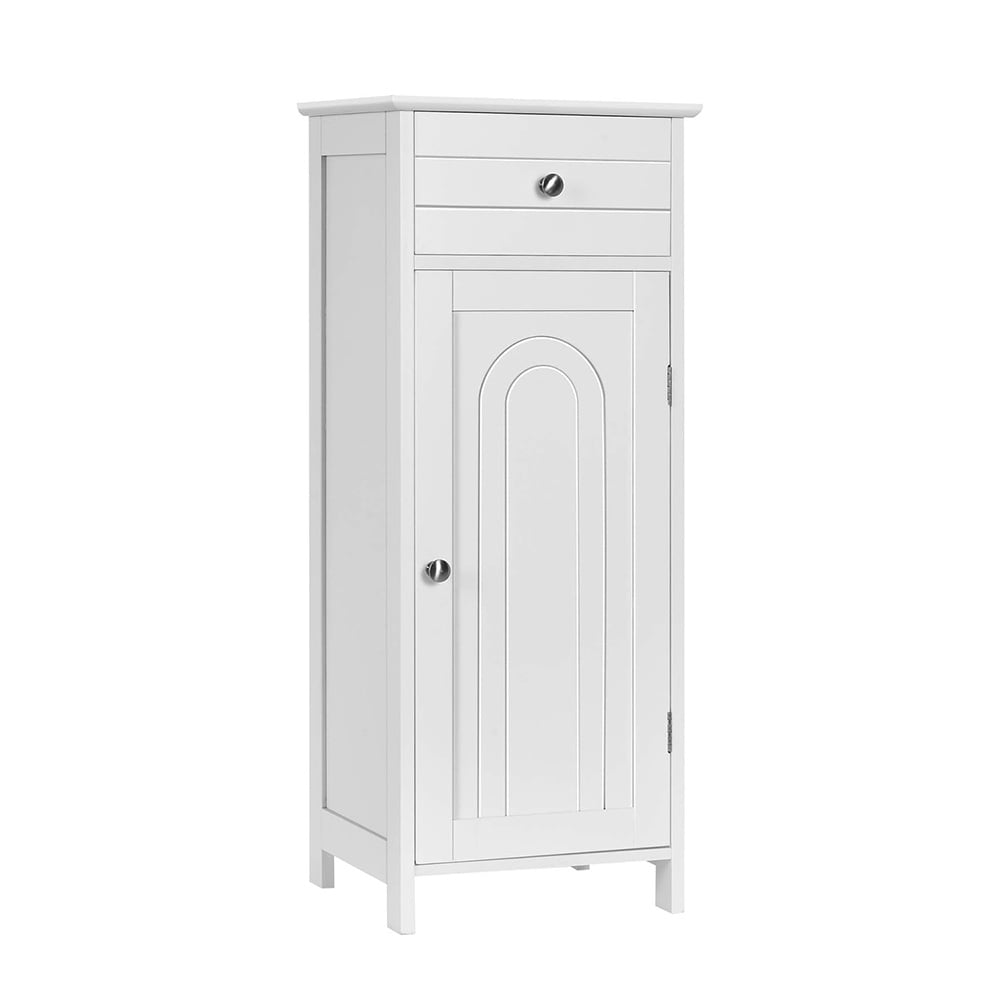Bathroom Floor Standing with Drawer and Doors, Storage