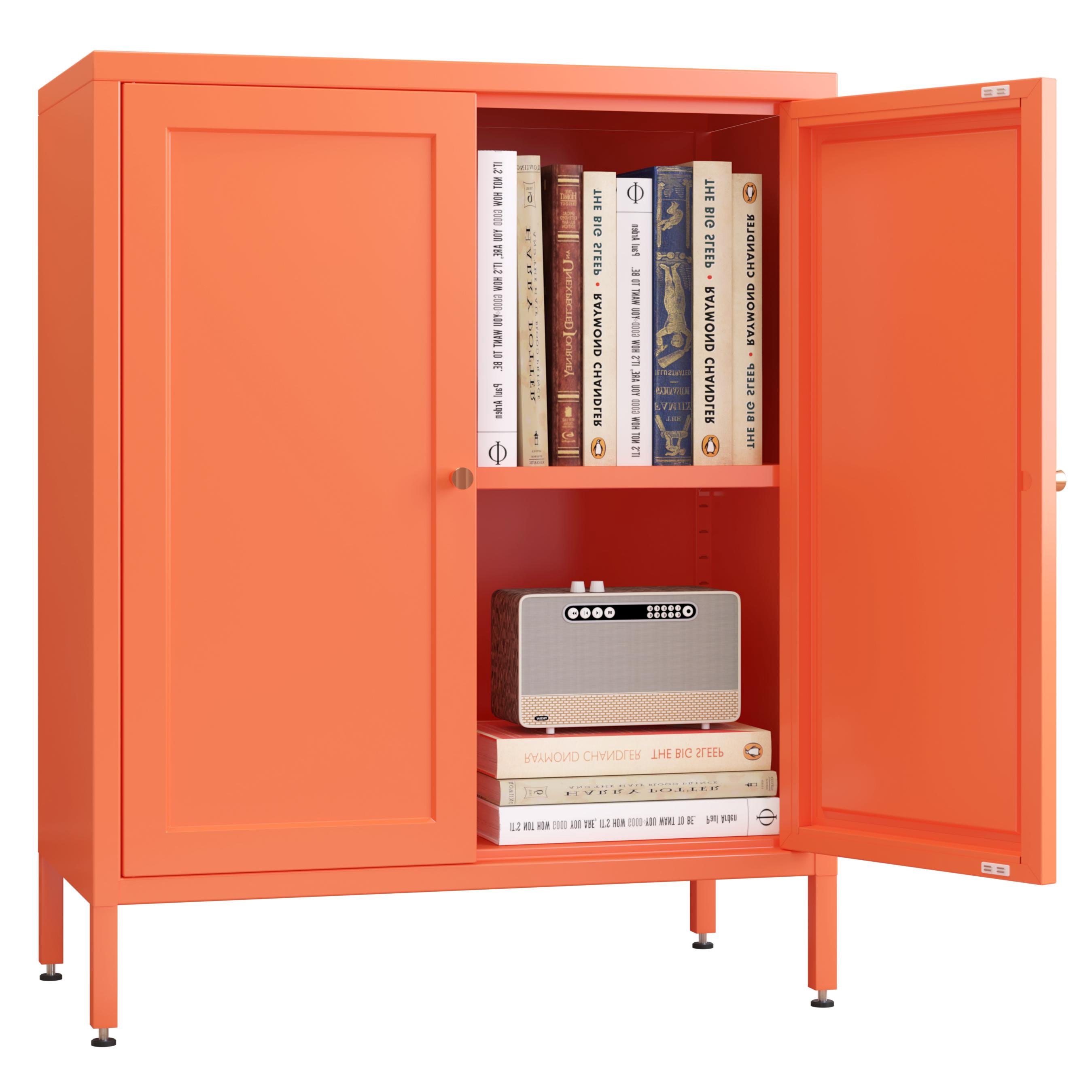 Bathroom Floor Cabinet,Storage Cabinet with Adjustable Shelf,Modern ...