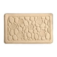 thumbnail image 1 of Bathroom Floor Mat, Absorbent Bath Rug, Non Slip Washable Soft Microfiber Mat for Tub and Sink Area, Thick Comfortable Quick Drying Khaki Gray Navy White 40x60cm, 1 of 6