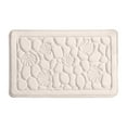 thumbnail image 1 of Bathroom Floor Mat, Absorbent Bath Rug, Non Slip Washable Soft Microfiber Mat for Tub and Sink Area, Thick Comfortable Quick Drying Khaki Gray Navy White 40x60cm, 1 of 6