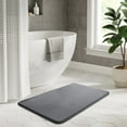 thumbnail image 1 of Bathroom Floor Mat | Non-Slip Absorbent Rug for Wet Floors | Polyester Fiber Door Mat for Bathroom, Kitchen & Laundry Room | 40x60cm Soft Washable Carpet, 1 of 6