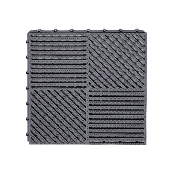 Bathroom Floor Pad 30 cm x 30 cm Linking Waterproof Vinyl Tiles With Drainage Holes For Indoor Outdoor Shower Pool Kitchen Use