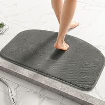 Bathroom Floor Rug Bath Mat Washable Fast Drying Bath Mat Bathroom Carpet Restroom Floor Mat Non-Slip Bath Mat Clearance Area Rugs, 50x80cm