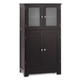 thumbnail image 1 of Bathroom Floor Storage Cabinet Kitchen Cupboard Brown, 1 of 8