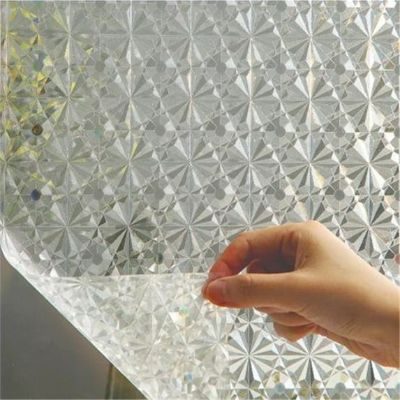 Yafix 45cm x 100cm Floral Decorative Window Film